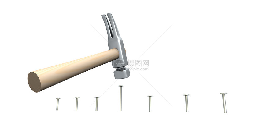 锤和铁甲拆卸公用事业乐器维修工作金属建造锤子钥匙指甲图片