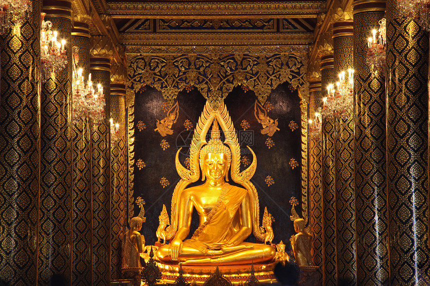 金金芽宗教文化金属教会瑜伽崇拜雕塑艺术游客旅行图片