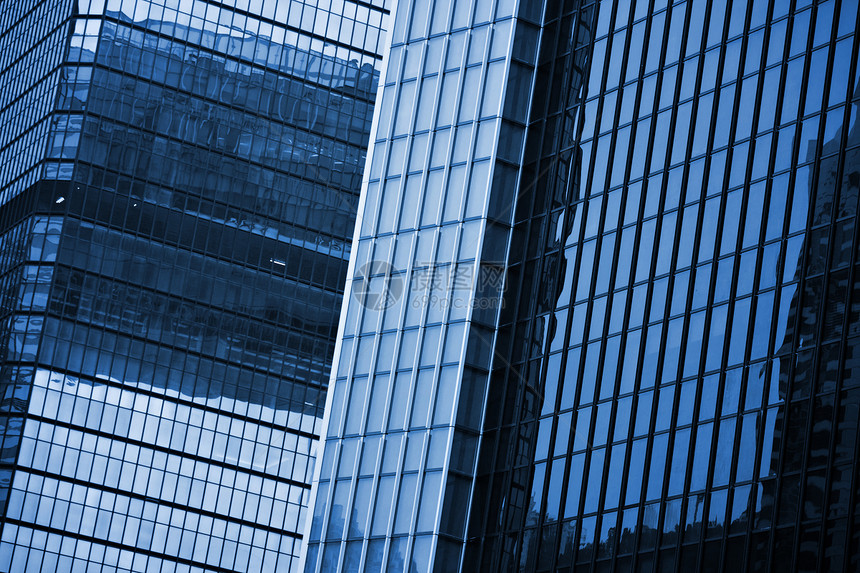 商业大楼天际办公室旅行反射镜子生长蓝色建筑学市中心玻璃图片