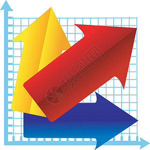 颜色图表矢量插图背景图片