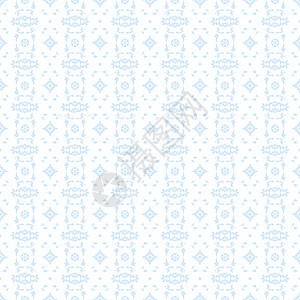 无缝裁缝花类模式条纹创造力蓝色白色叶子装饰插图绘画墙纸背景图片