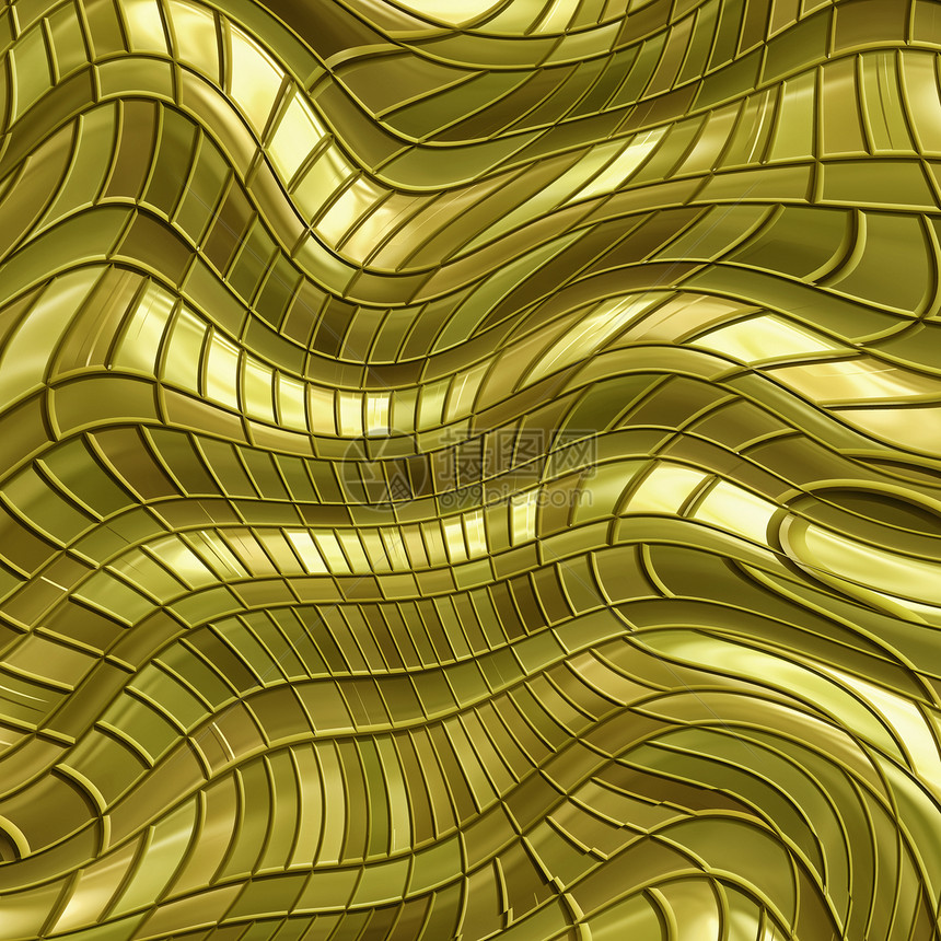 抽象金金金属背景盘子电镀插图工业编织金子床单图片