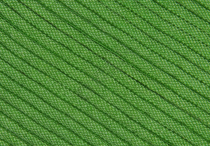 绿布宏观织物条纹对角线背景图片