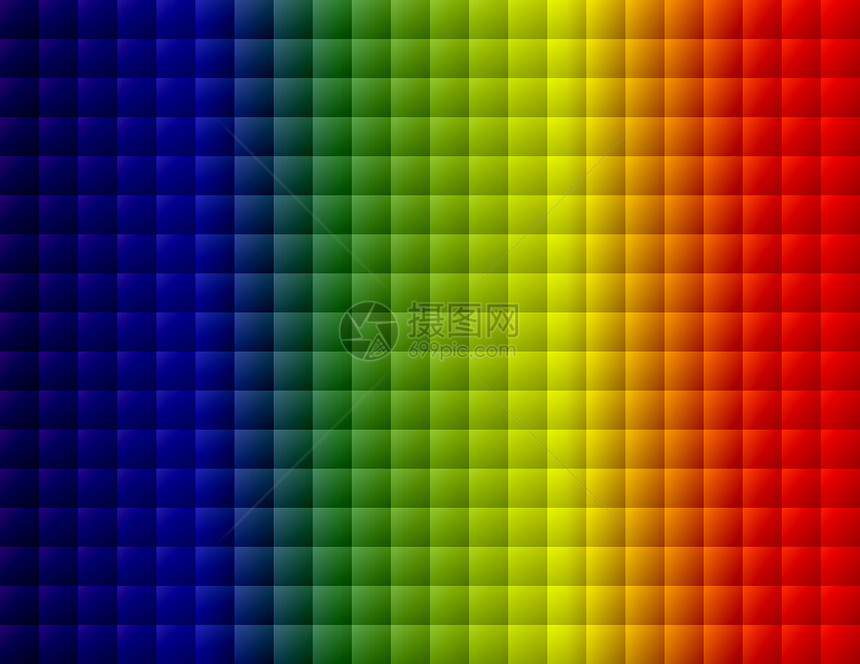 频谱红色拱形绿色彩虹光谱蓝色调色板黄色图片