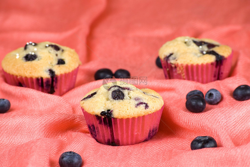 蓝莓松饼味道水果食物面包糖果小吃早餐商品蓝色蛋糕图片