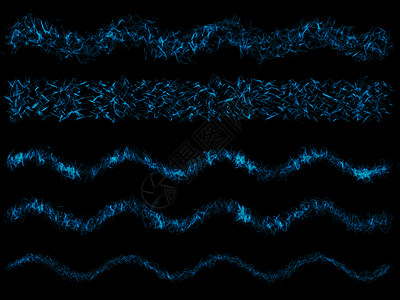 蓝色抽象的挥动器和波浪魔法墙纸议案黑色丝绸脆弱性艺术海浪曲线沉思背景图片