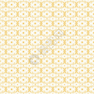 无缝裁缝花类模式叶子墙纸装饰黄色条纹创造力插图绘画白色背景图片