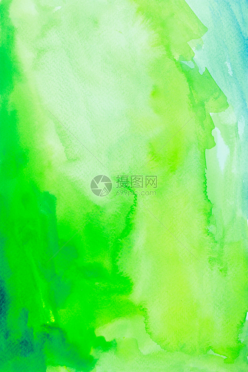抽象的多彩水色背景水彩蓝色框架扫描艺术墙纸绿色刷子插图边界图片