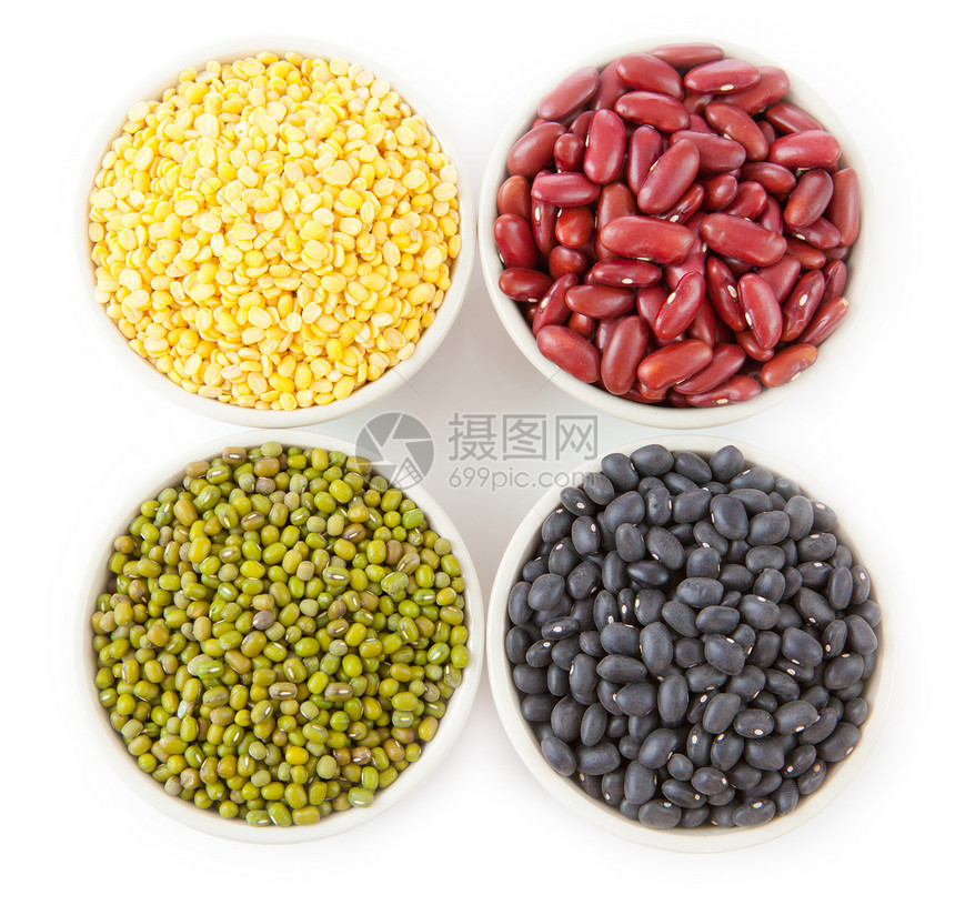 豆类组蔬菜营养烹饪食物团体脉冲粮食小麦玉米种子图片