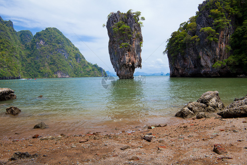 美丽的热带大热带宝石海岸旅行天气海景海浪异国场景森林情调岩石图片