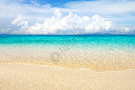 海 海蓝色太阳冲浪放松天空阳光晴天海岸海景天堂背景