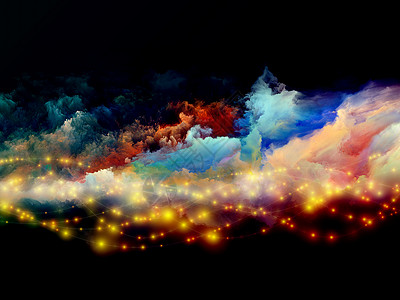 抽象色彩多彩的云墙纸创造力艺术魔法想像力泡沫虚拟现实精神音乐星云背景图片