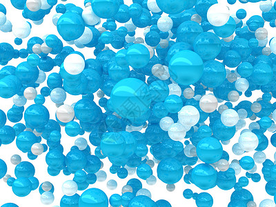 蓝球和白球孤立摘要背景图片