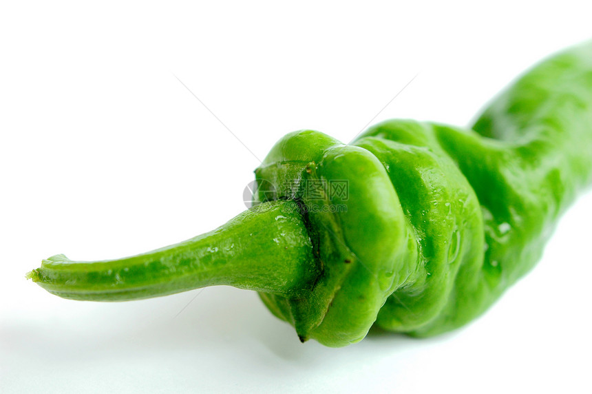 绿胡椒沙拉食物辣椒营养蔬菜宏观饮食烹饪白色厨房图片