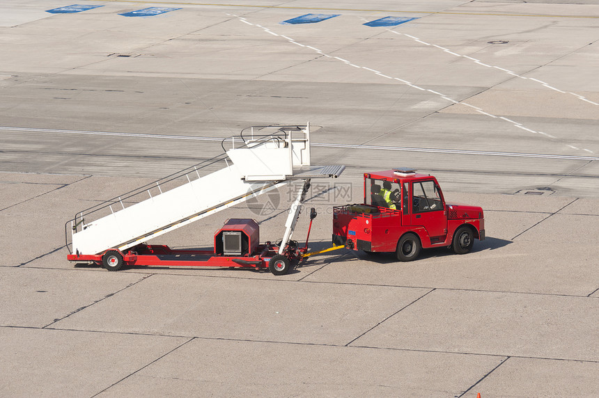 机场专用车地面车辆运输交通旅行航空楼梯舷梯飞行图片