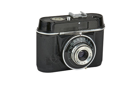 古老的旧相机摄影镜片古董背景图片