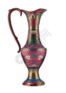 美丽的印度花瓶背景图片