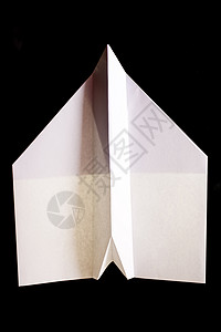 纸平面豁免玩具黑色黑与白飞行背景折纸白色飞机折叠背景图片