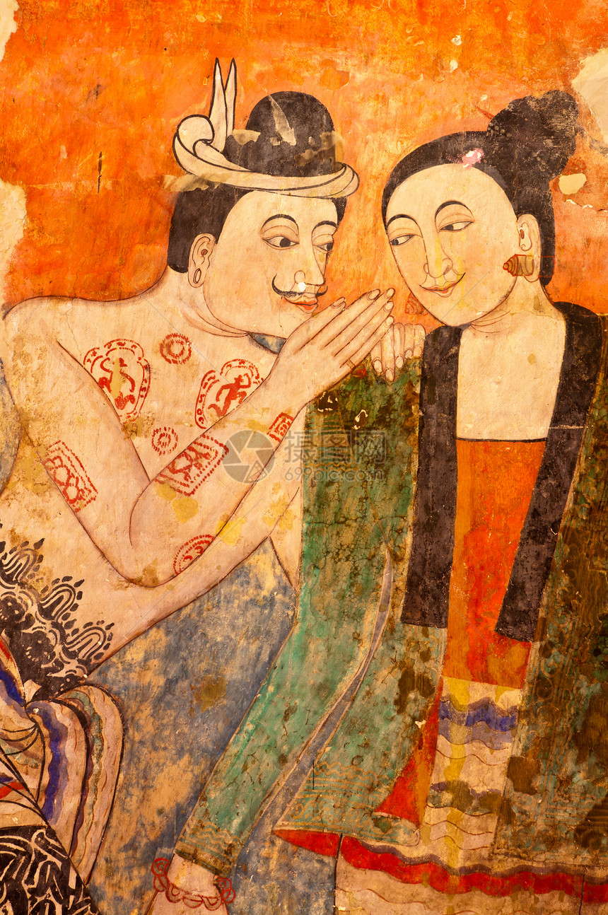 古佛寺庙壁画艺术旅行文化图片