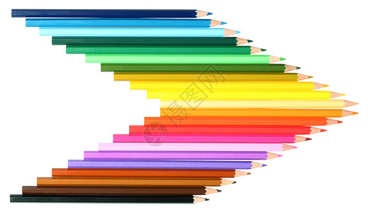 描述颜色色彩多彩的蜡笔创造力绘画光谱用品团体教育学校颜色设备工艺背景