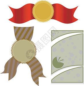 标签收藏横幅金融证书徽章消费者黑色顾客商业灰色插图背景图片