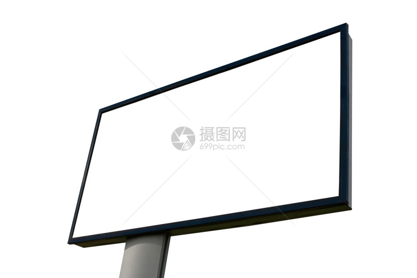 空空的广告牌木板横幅路标海报控制板商业展示帆布公司框架图片