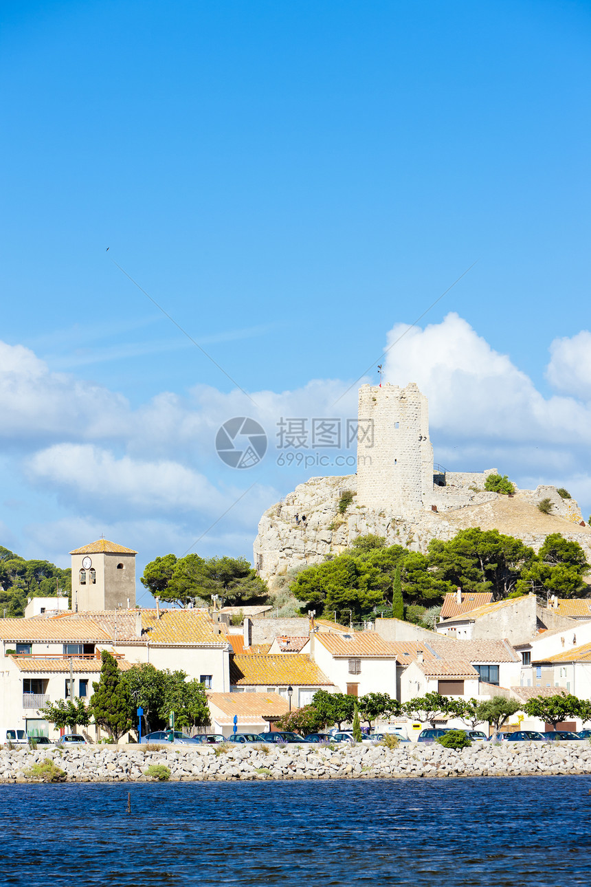 法国 朗乌埃多克鲁西隆房子废墟地标景点旅行历史村庄外观历史性建筑图片