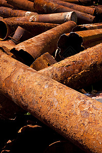 拉斯蒂废料废话红色纹理古铜色物质废金属金属垃圾重金属背景图片