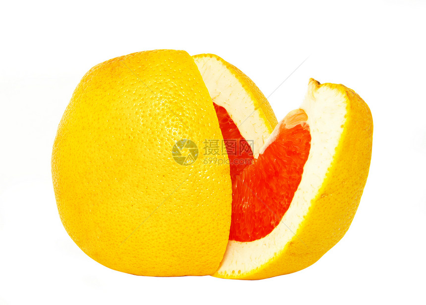 葡萄油网格柚子蜂窝橙子白色粉色黄色食物美食热带图片