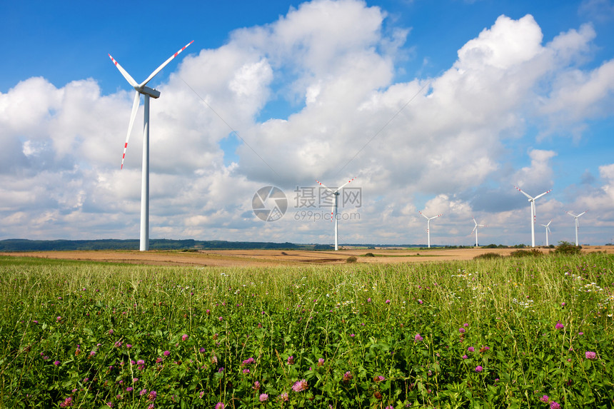 风风车技术天空农场发电机风车环境旋转气候活力燃料图片