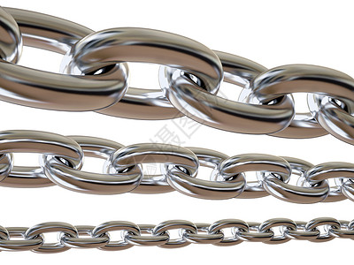 孤立金属链团结商业依恋耐用性剪刀链接力量材料韧性白色背景图片