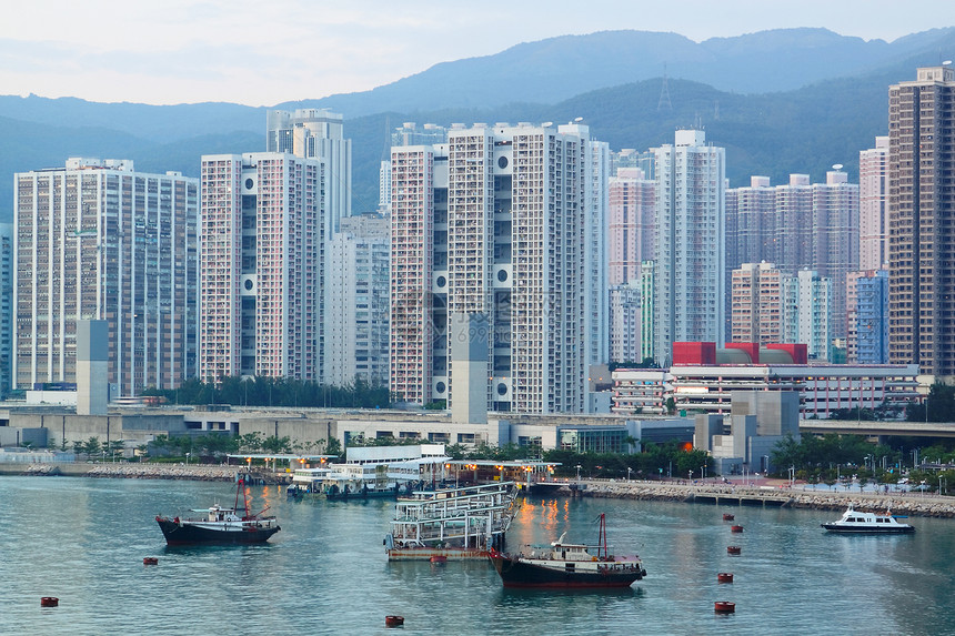 香港文化星星场景渡船天空晴天金融商业中心海洋图片