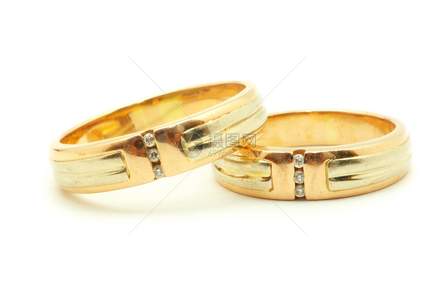 结婚戒指宏观传统礼物金子夫妻婚姻新人婚礼金属圆圈图片