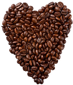 心形咖啡背景图片