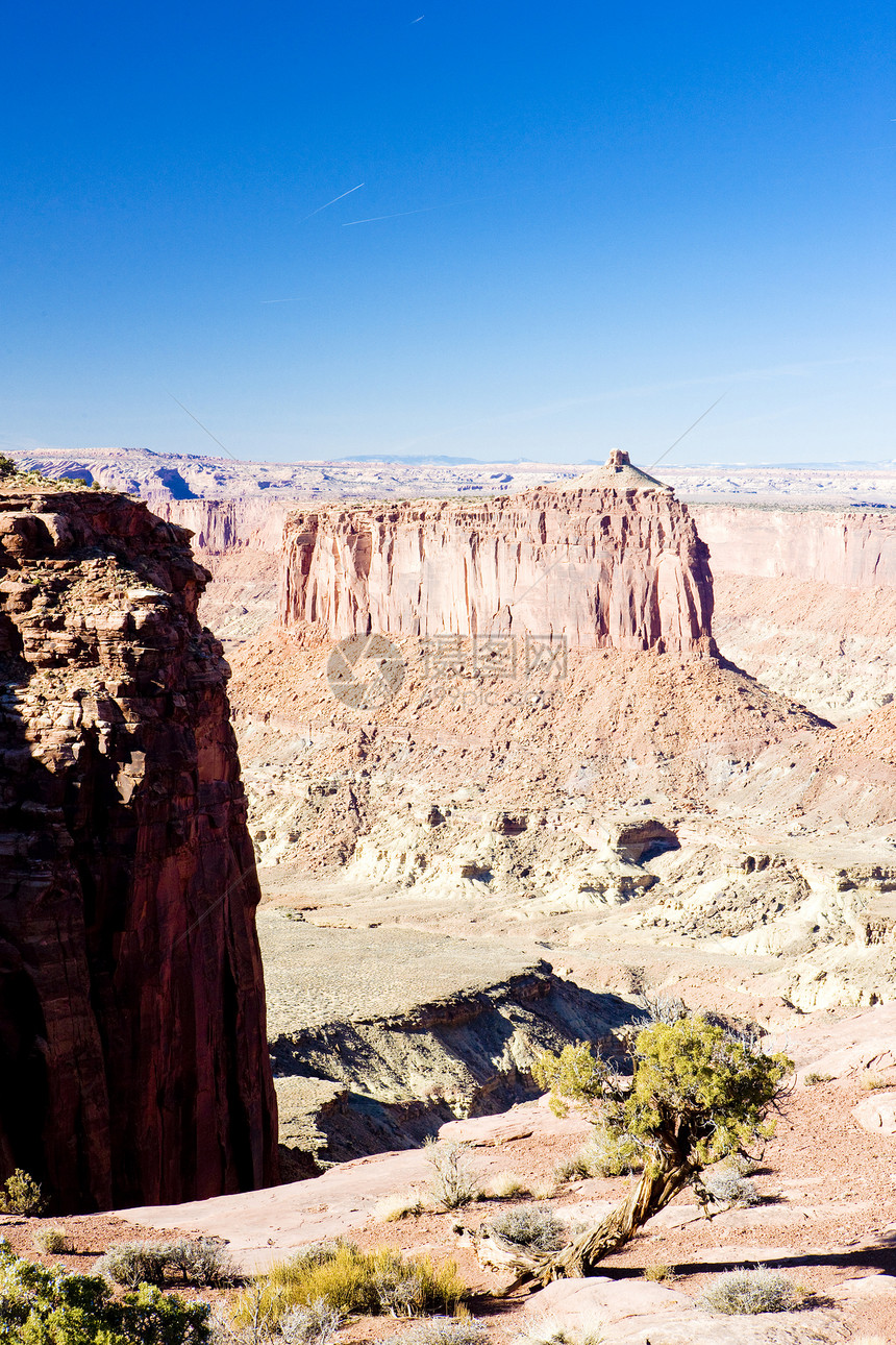 美国犹他州犹他州Canyonland国家公园峡谷地质构造岩石自然保护区山脉地质学旅行位置外观图片