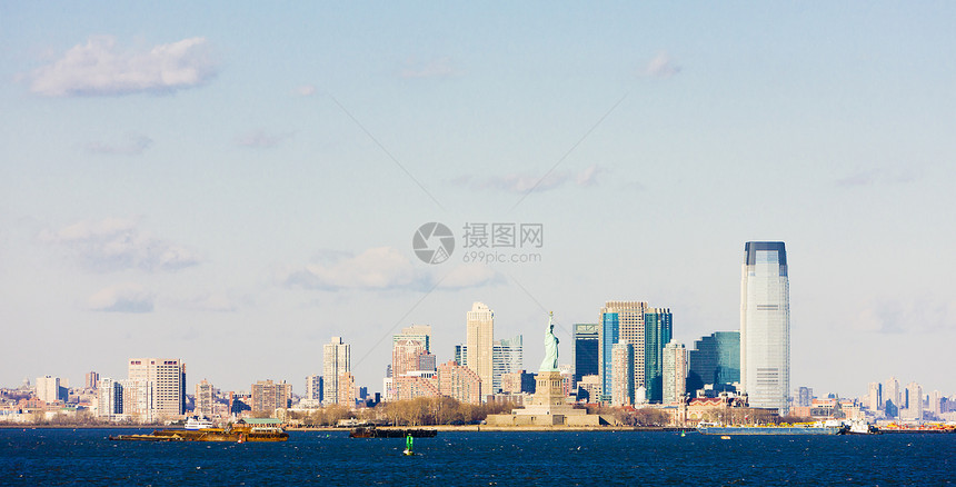美国新泽西州景观城市摩天大楼建筑物地标位置世界旅行建筑建筑学图片