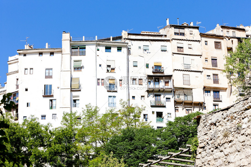 西班牙卡斯蒂利亚拉曼查景点城市位置世界遗产旅行悬空世界房子外观建筑学图片
