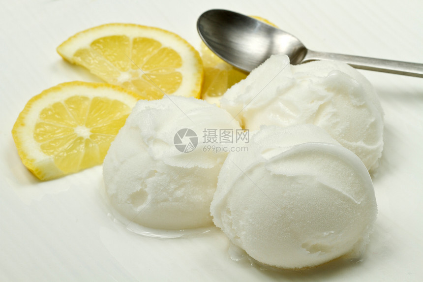 柠檬冰淇淋牛奶冰心乳糖奶油产品乐趣糖霜香草甜点食物图片
