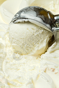 香草冰淇淋味道奶油美食甜点宏观牛奶食物营养餐厅菜单背景图片
