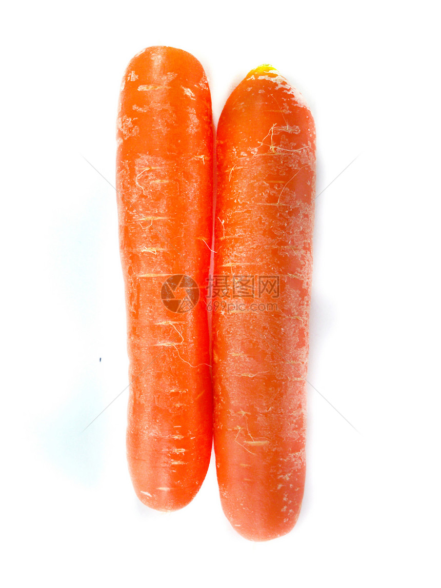 新鲜橙红胡萝卜蔬菜剪裁植物营养沙拉食物市场饮食尾巴厨房图片