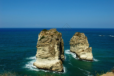 贝鲁特黎巴嫩旅行天际线高清图片