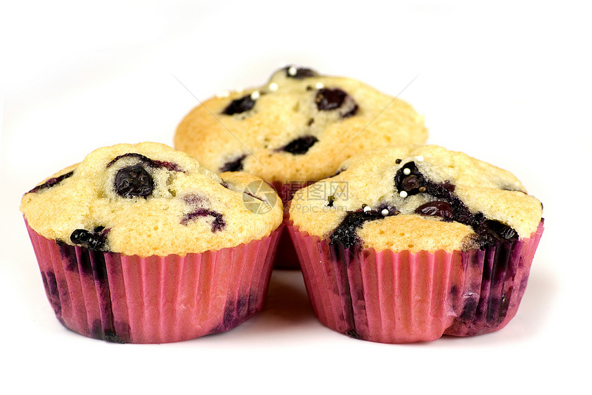 蓝莓松饼面包糕点蛋糕早餐食物水果宏观蓝色营养甜点图片