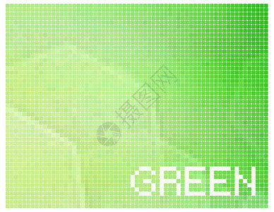 绿色网格矢量组合背景墙纸绿色长方形生态正方形网络风格网格艺术品技术插画