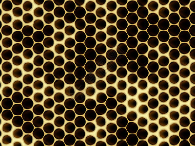 蜜蜂背景圈子蜂巢蜂蜜六边形黄色背景图片