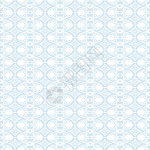 无缝裁缝花类模式蓝色创造力插图叶子绘画条纹装饰白色墙纸背景图片