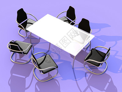 设计表和主席办公室座位商业金属桌子家具演讲公司讨论工作背景图片