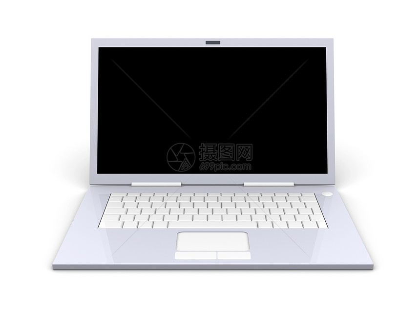 膝上型薄膜展示监视器笔记本电脑技术硬件键盘白色晶体管图片
