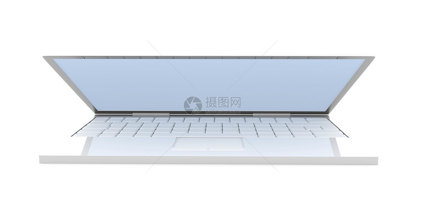 膝上型技术机动性电脑硬件屏幕键盘白色笔记本监视器薄膜图片