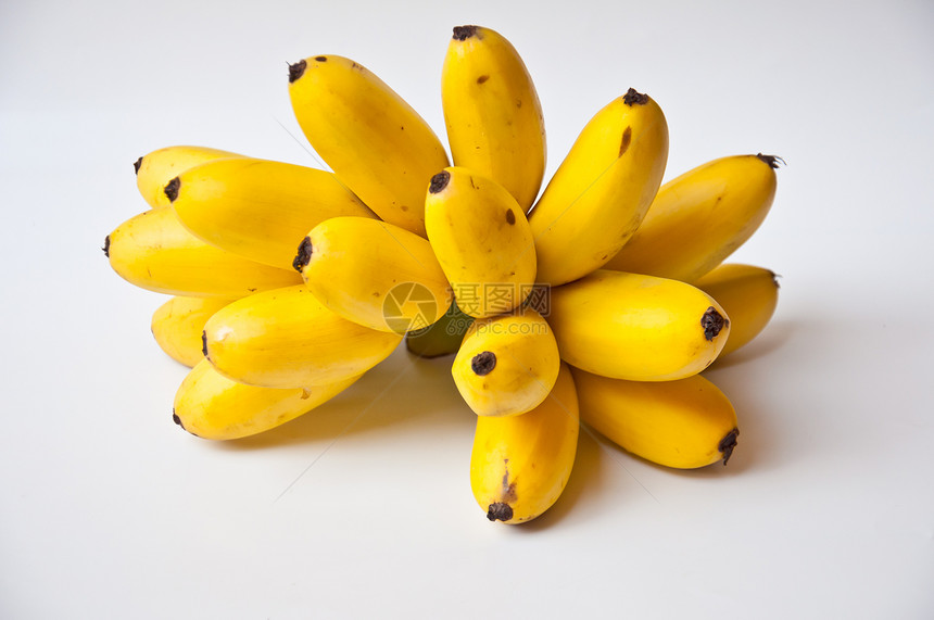 香蕉热带水平摄影黄色水果图片