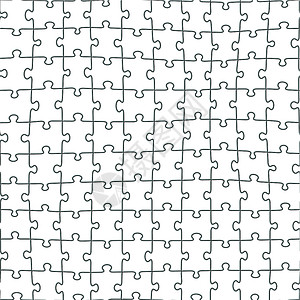 Jigsaw 拼图谜题无缝模式游戏建设设计玩具插图合并团体元素团队背景图片